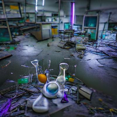 Derelict Science Lab in 8k Resolution