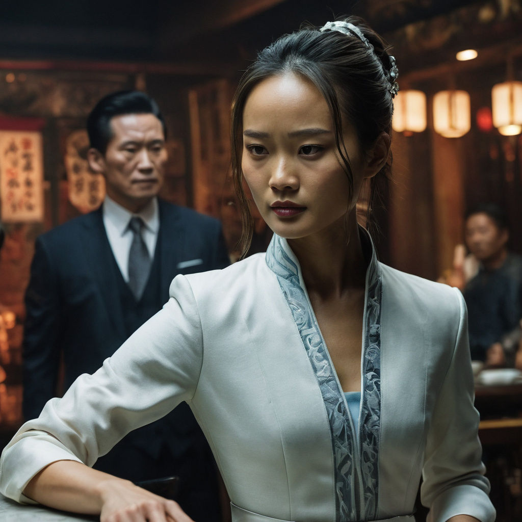 Evil Lia Tsung Leader in a Chinese Restaurant