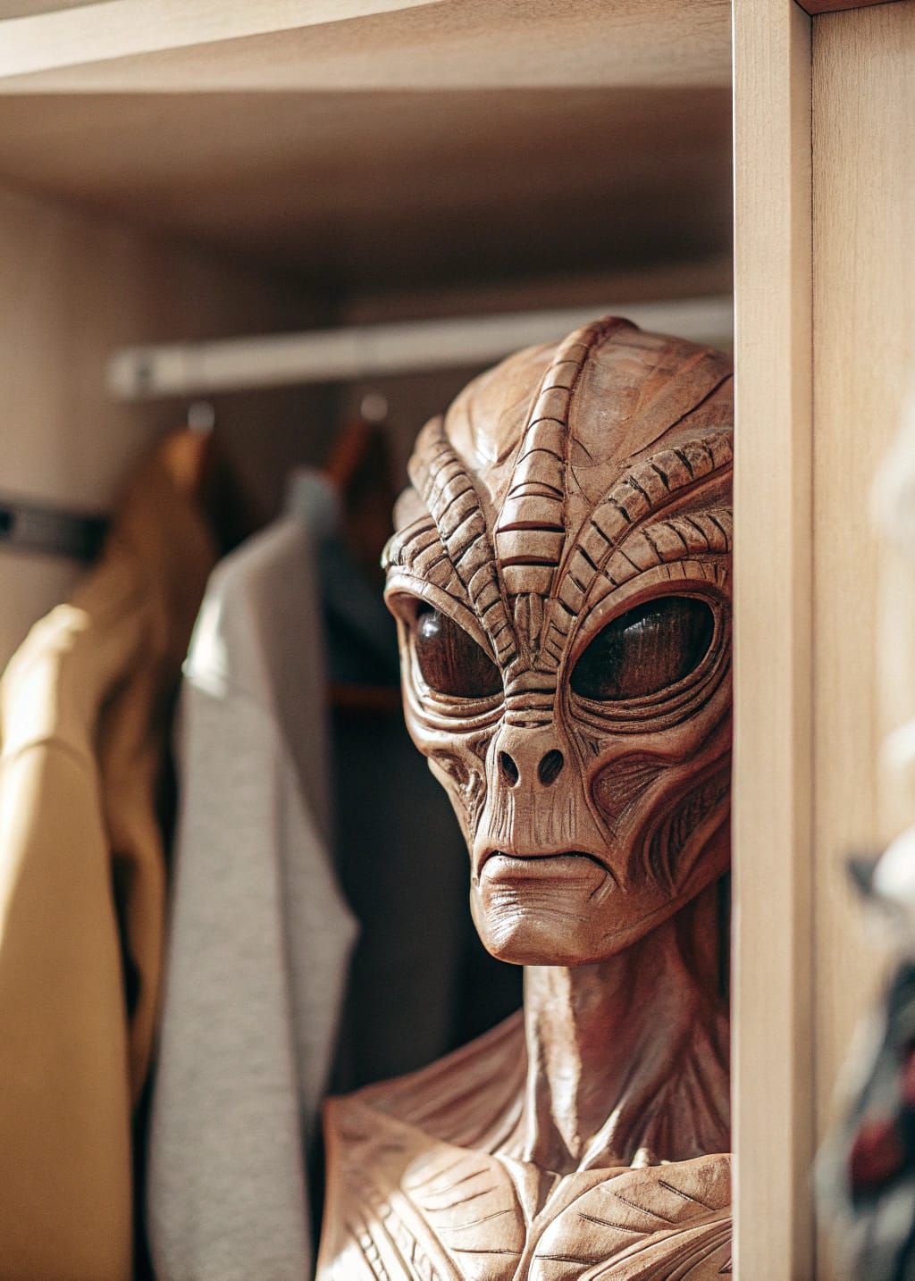 Closet Alien Secret Police Intricately Carved Gelwave