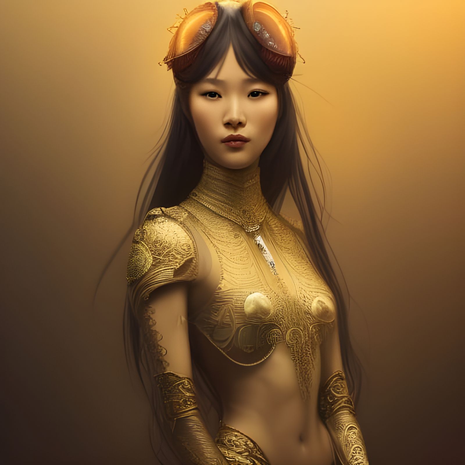 Golden Korean Princess