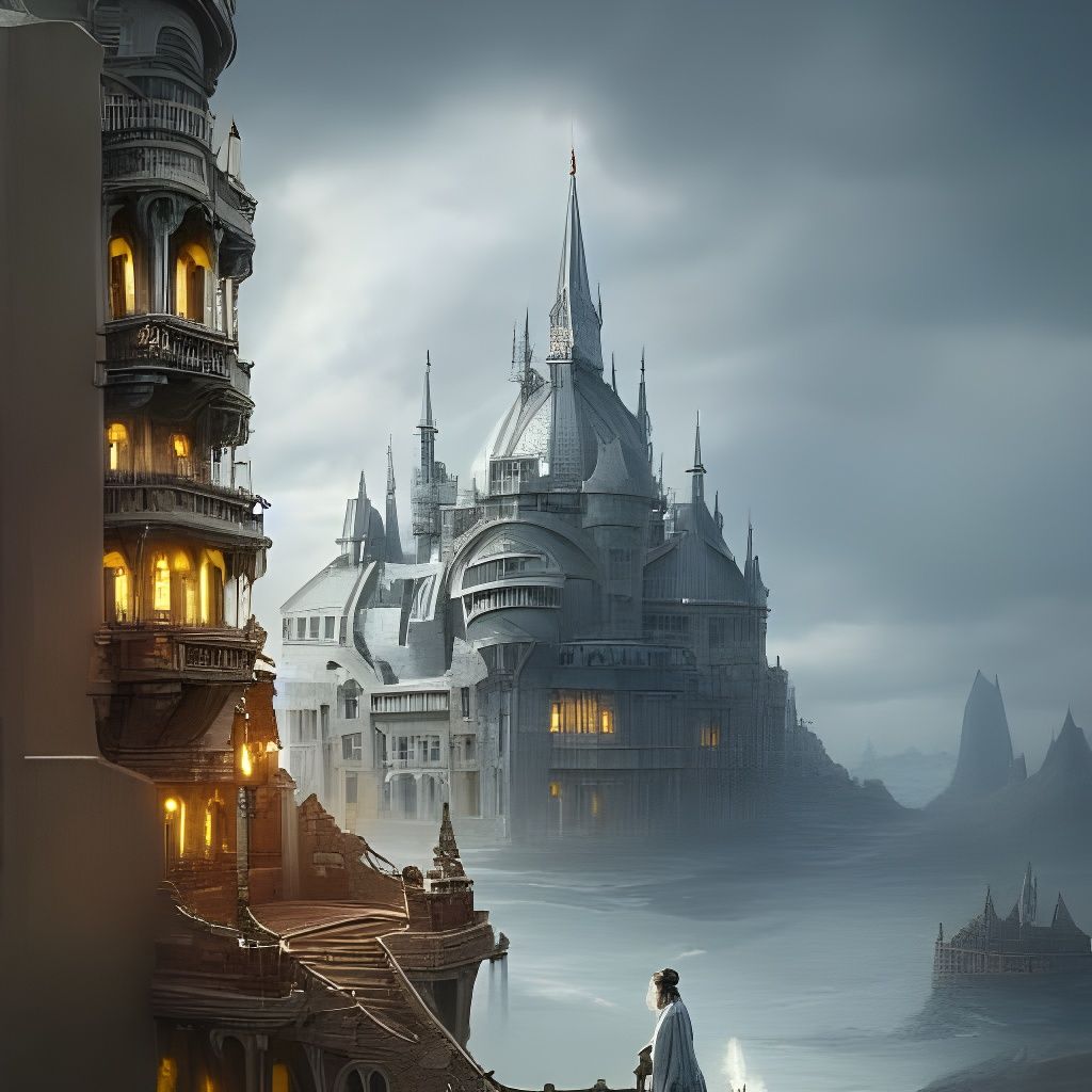 Cinematic Digital Painting of a Love Letter