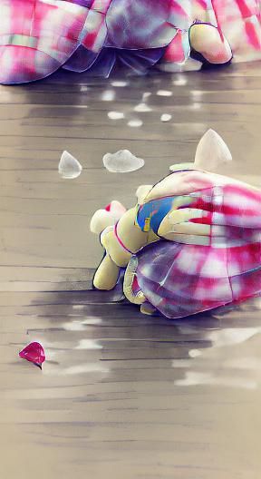 Evocative Image of Solitude and Despair