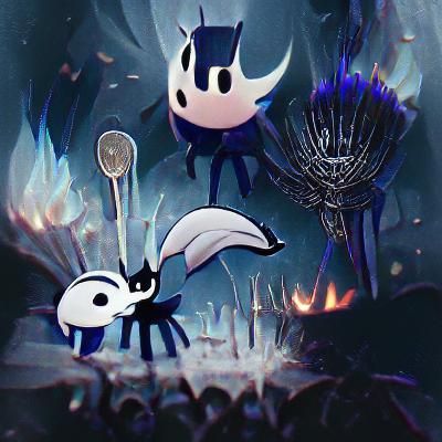 Hollow Knight Character Illustration