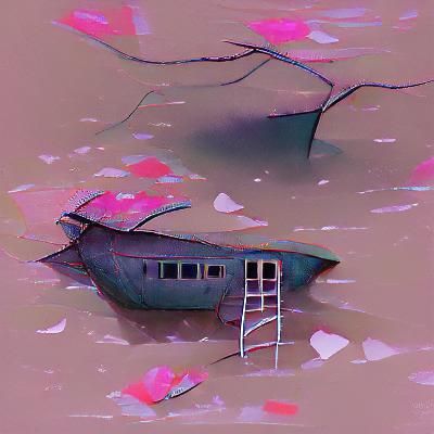 Abstract Visualization of Abandonment Concept