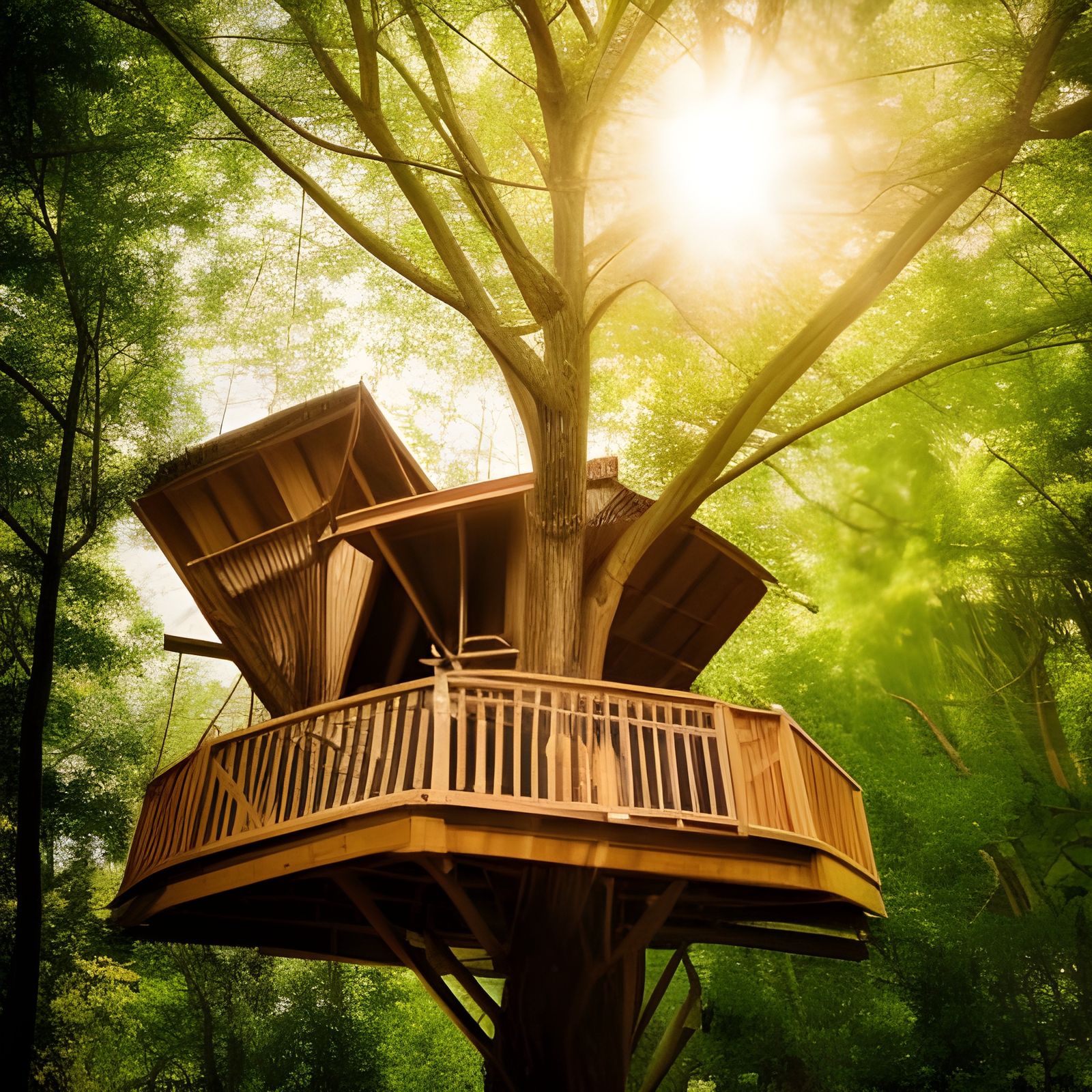 Beautiful tree house