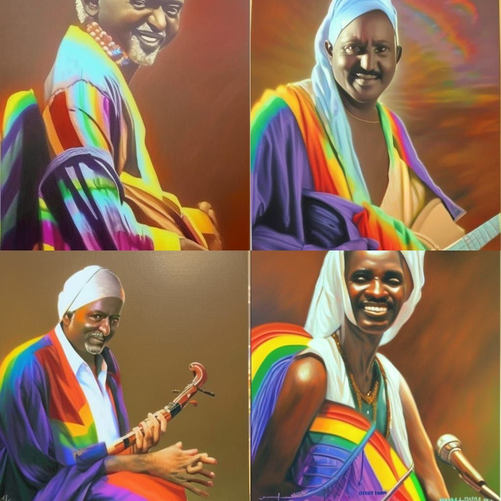 Rainbow how are you? Sudanese classic music hit. Kamal Tarba...