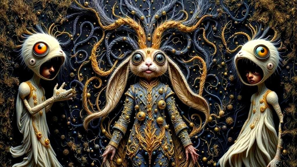 Macrame Rabbit Prince