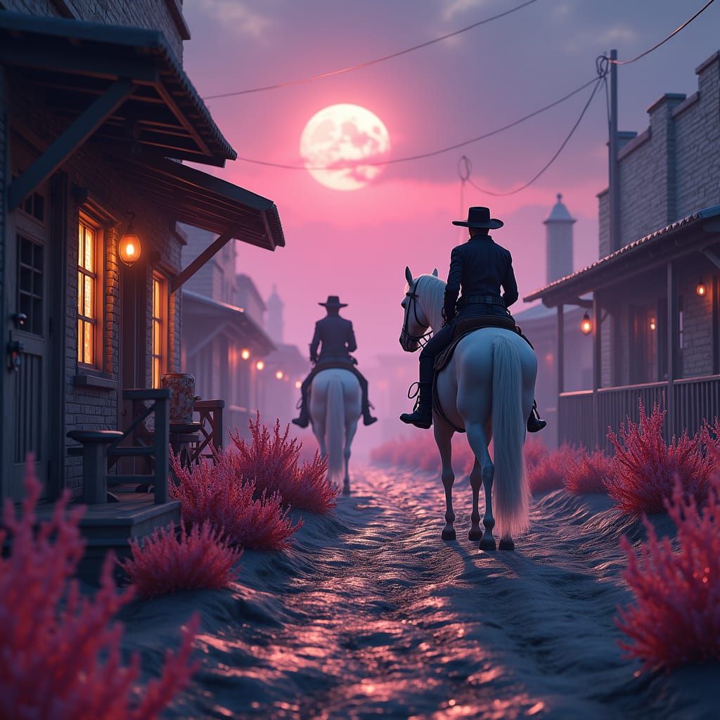 Ghost Riders in the Coral: A Fantasy Artscape