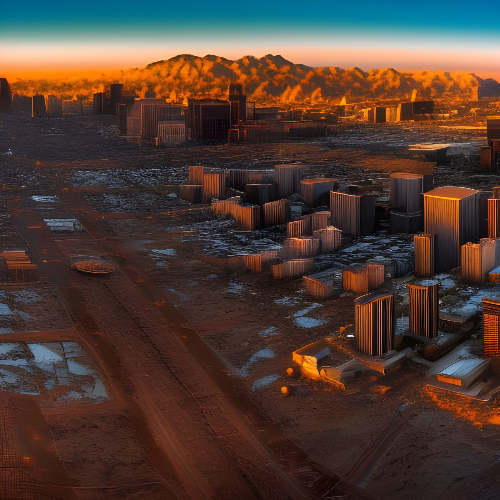 Nuclear winter at the city of Phoenix
