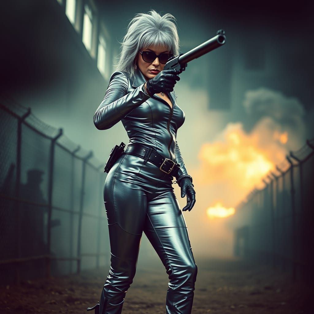 Rocker Queen Rebellious in Dark Dystopian World