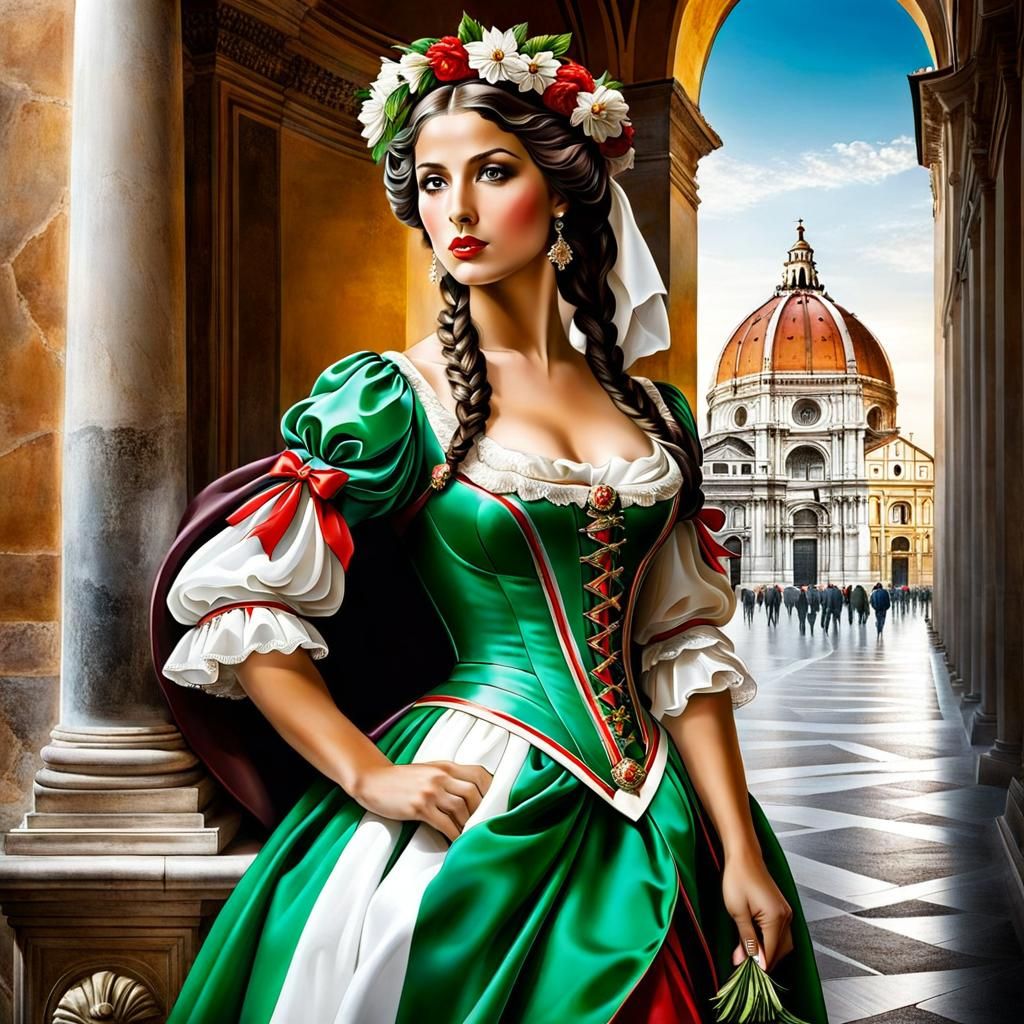 Italy as a Woman
