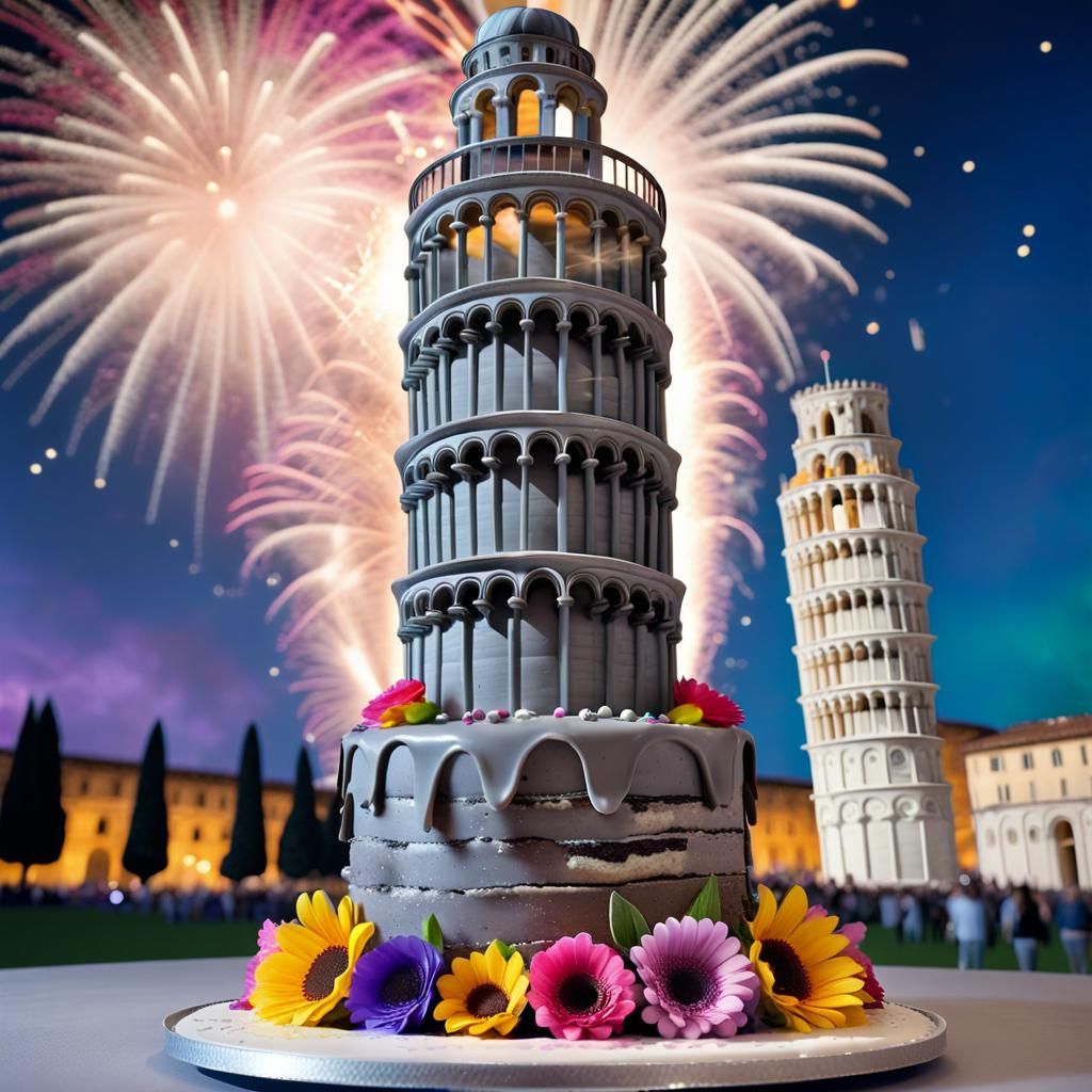 The tower of Pisa sweet