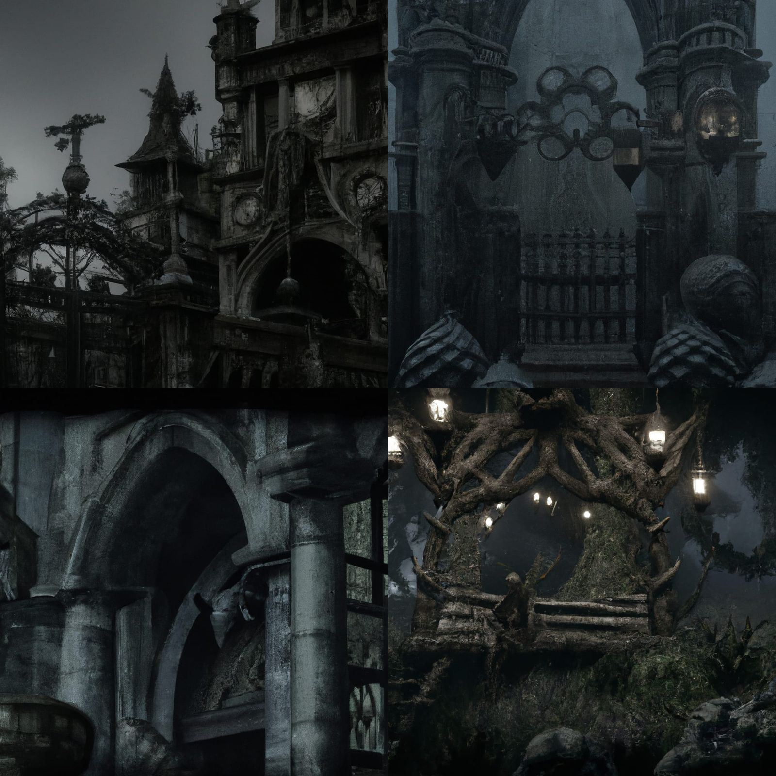 Hyperrealistic Gothic Nightmare in Unreal Engine 5