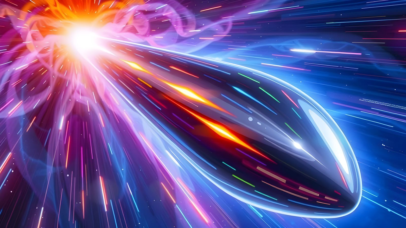 Surreal Space Odyssey in Vibrant Antipasto Oil Painting Styl...