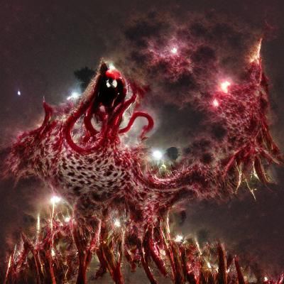 Horrific Hundred-Eyed Beast of Burning Stars