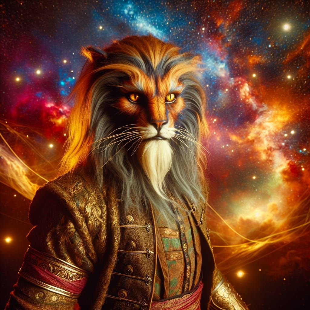 Cosmic Lion Warrior of the Urmah Felines