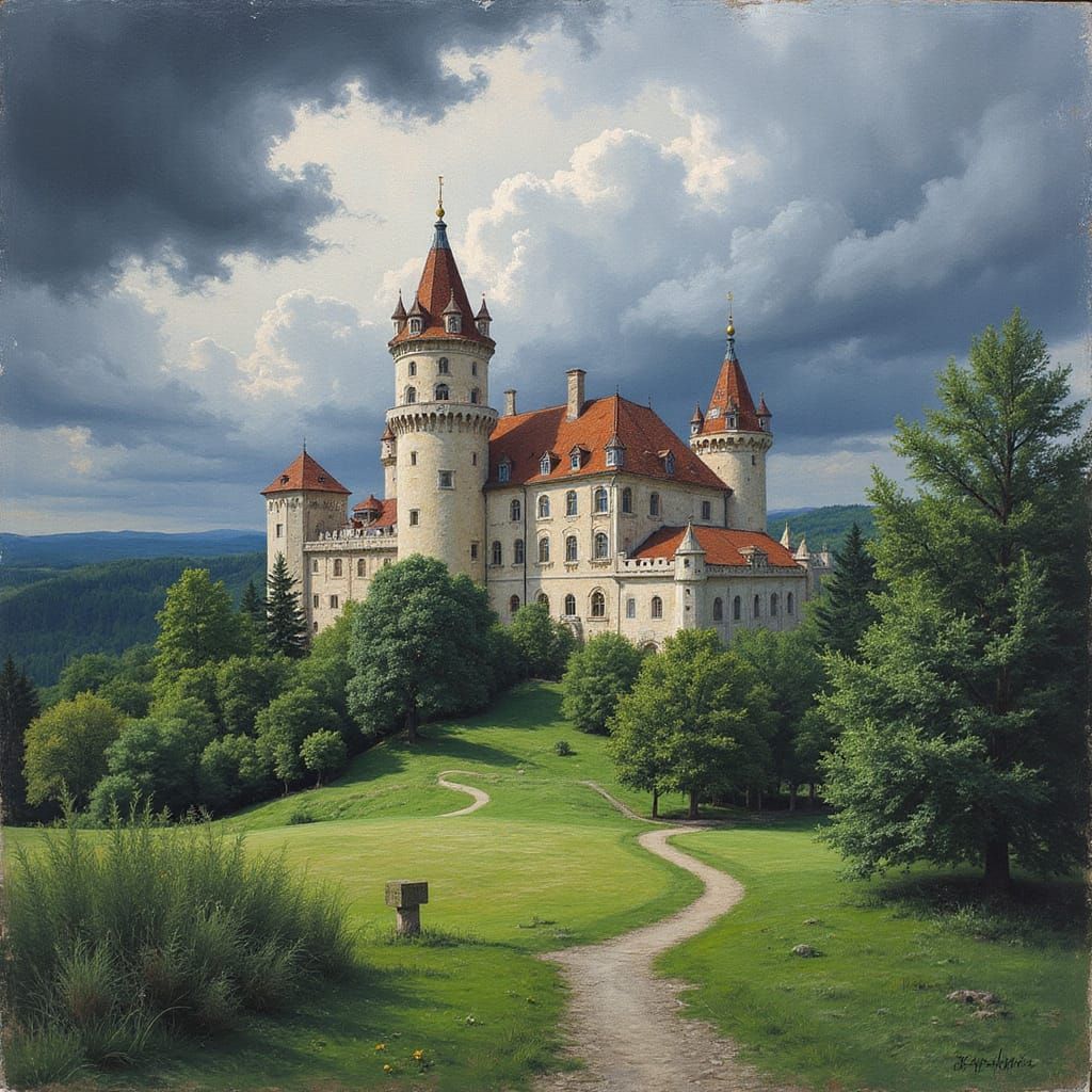 Impressionist Castle in Poland, Embodying History and Myster...