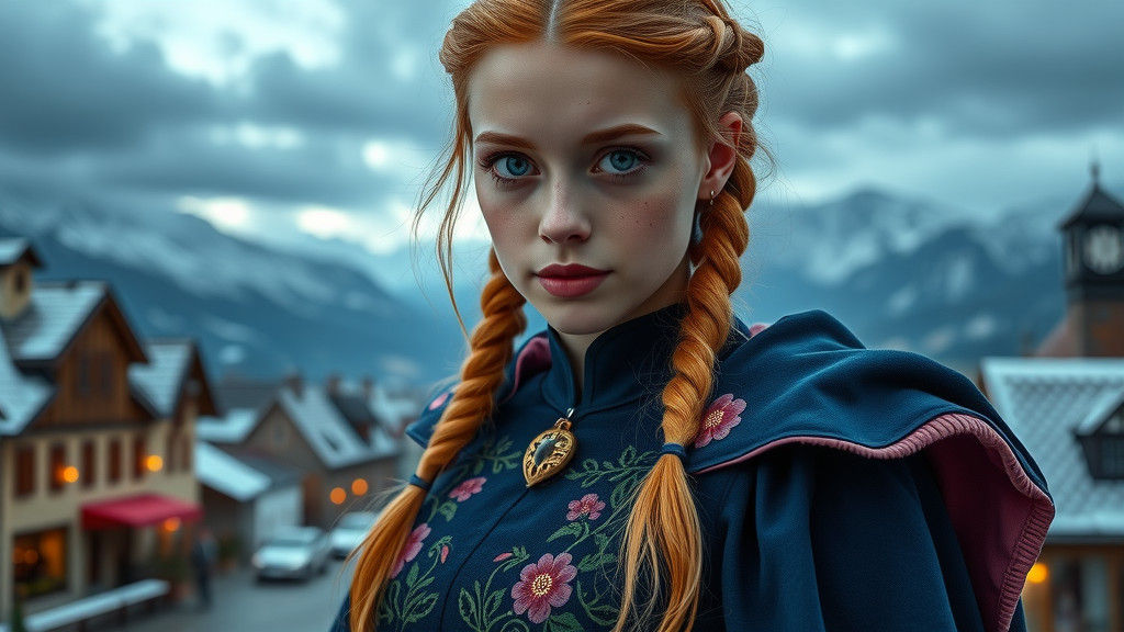 Anna Frozen is Real - Close up Portrait