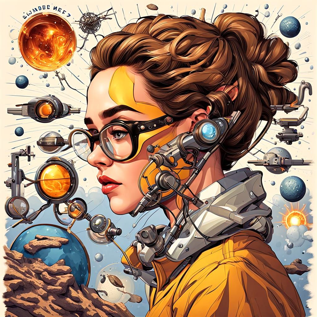 Woman Blinding With Science