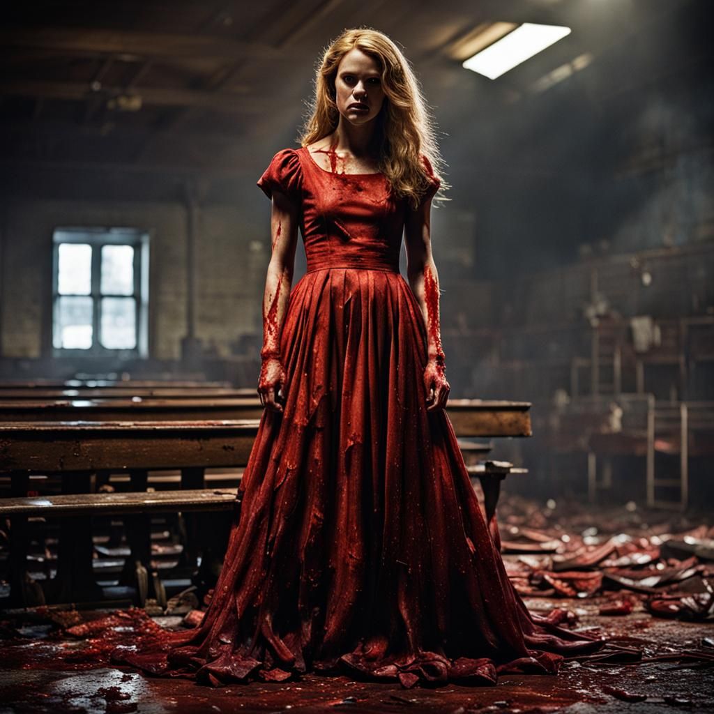 Bloody Carrie in High School Fire