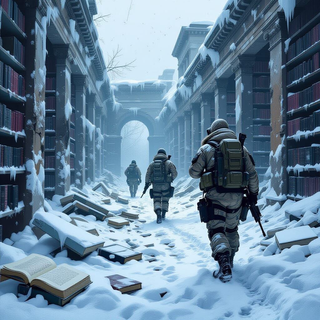 Special Ops Team Navigates Frozen Ruins After Nuclear Winter