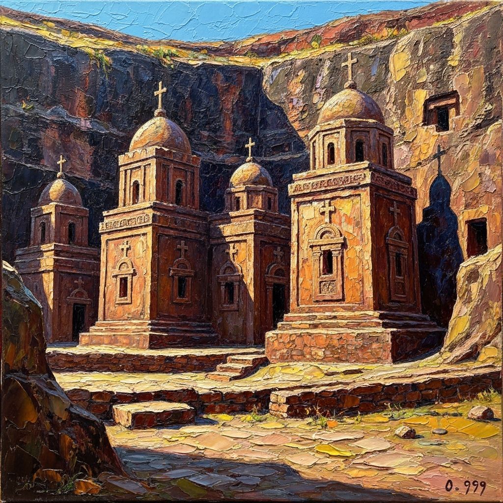 Lalibela, Ethiopia, rock cut church