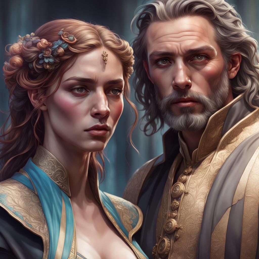 Opposites Attract: Hyperdetailed Portrait in Dynamic Lightin...