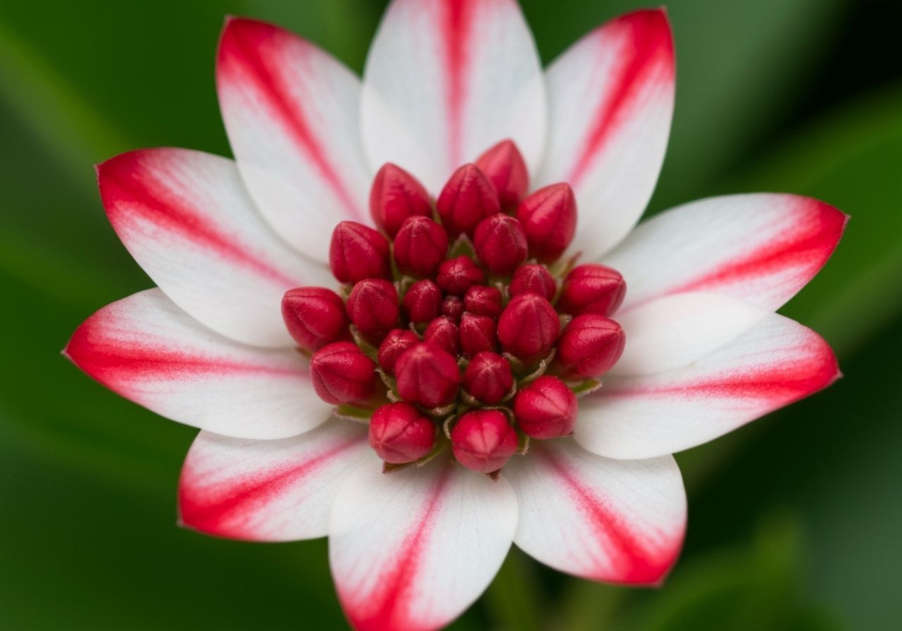 Detailed Macro Shot of a Vibrant Flower