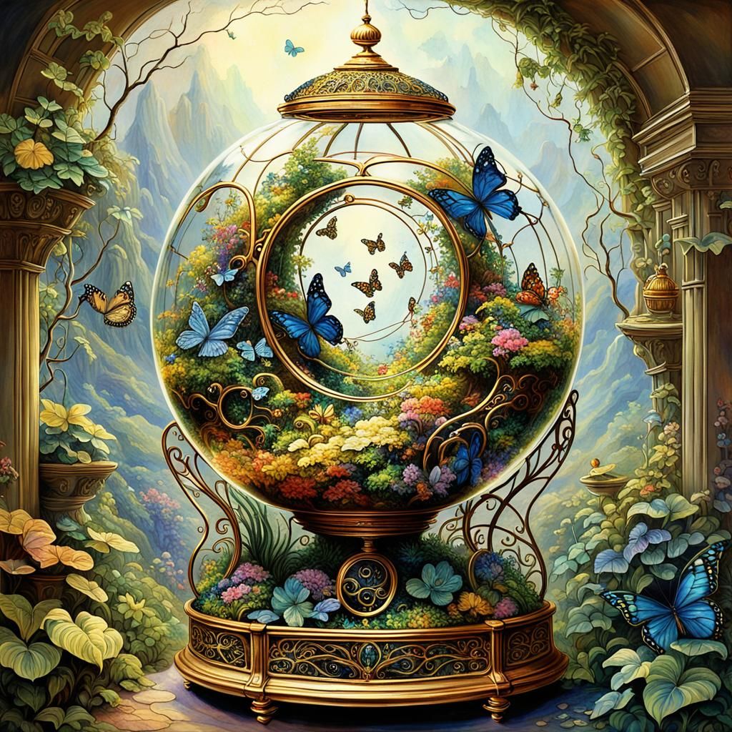 Antique Terrarium  ...1900's..