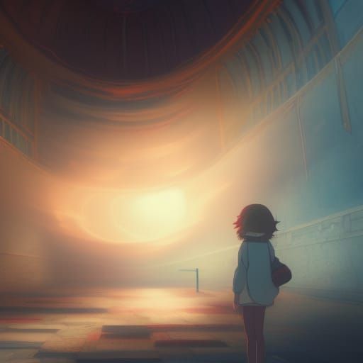 God of Time in Abandoned Clock: Anime Key Visual