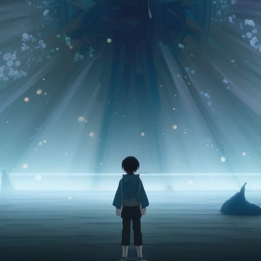 God of Time in Abandoned Clock: Anime Key Visual
