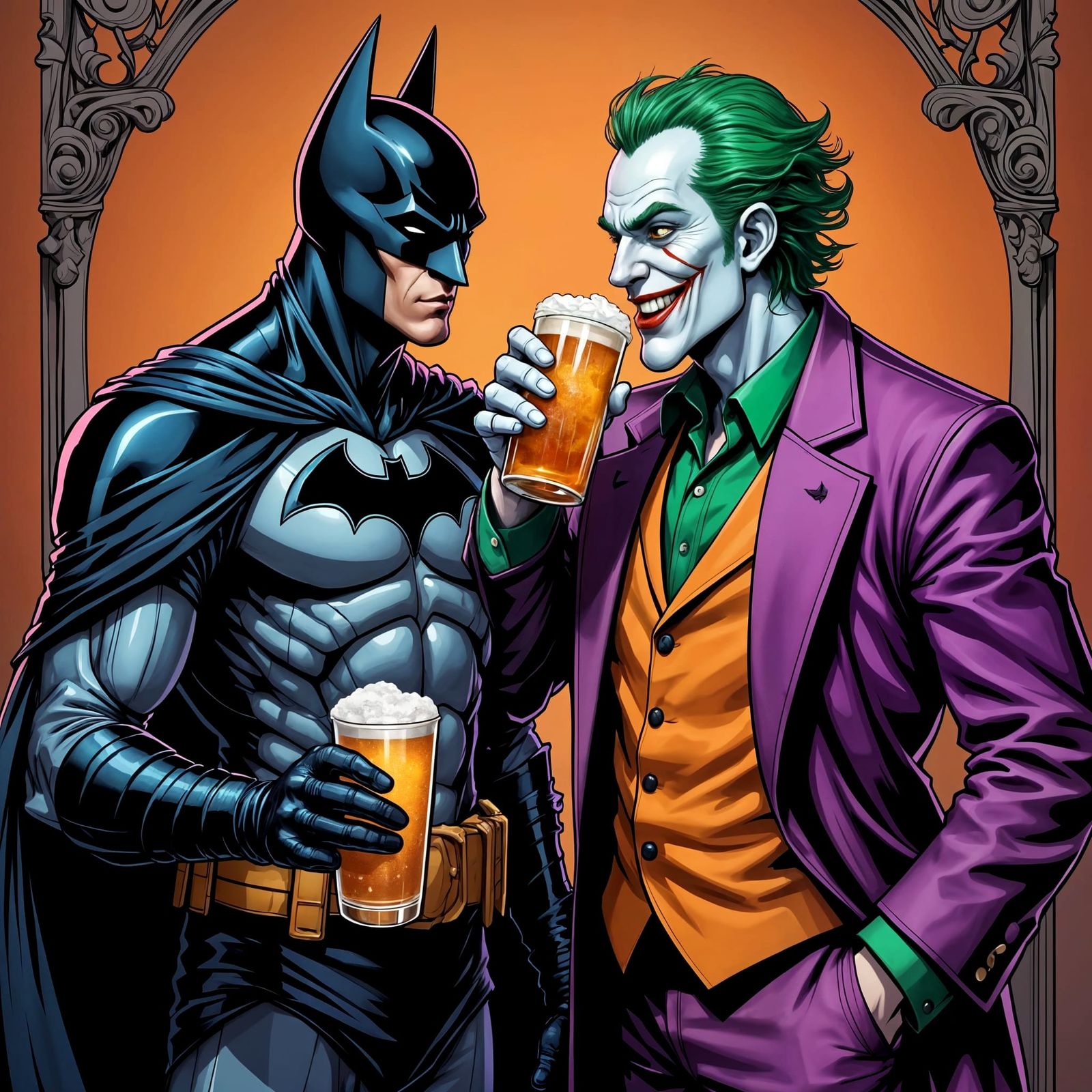 Batman and Joker Share a Beer in Unexpected Scene