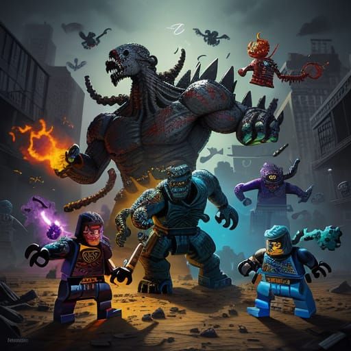 Lego Monster Fighters Battle Classic Monsters