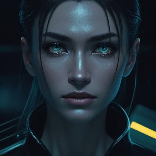 Waking Up in a Futuristic Cyberpunk Room