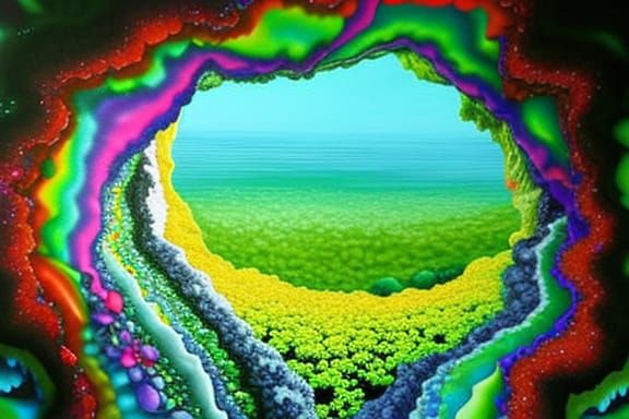 hole in the cave