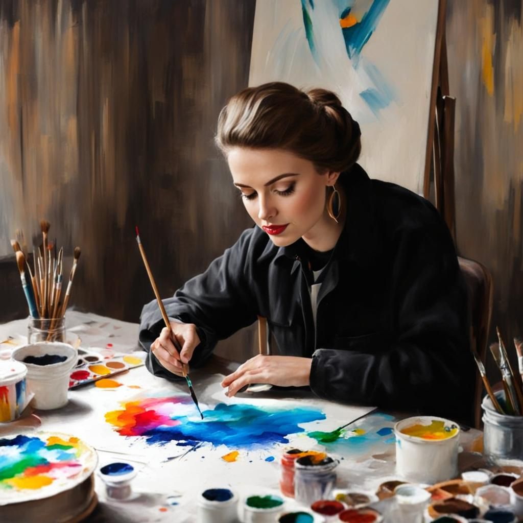 Artist's Amazing Painting Generated by AI