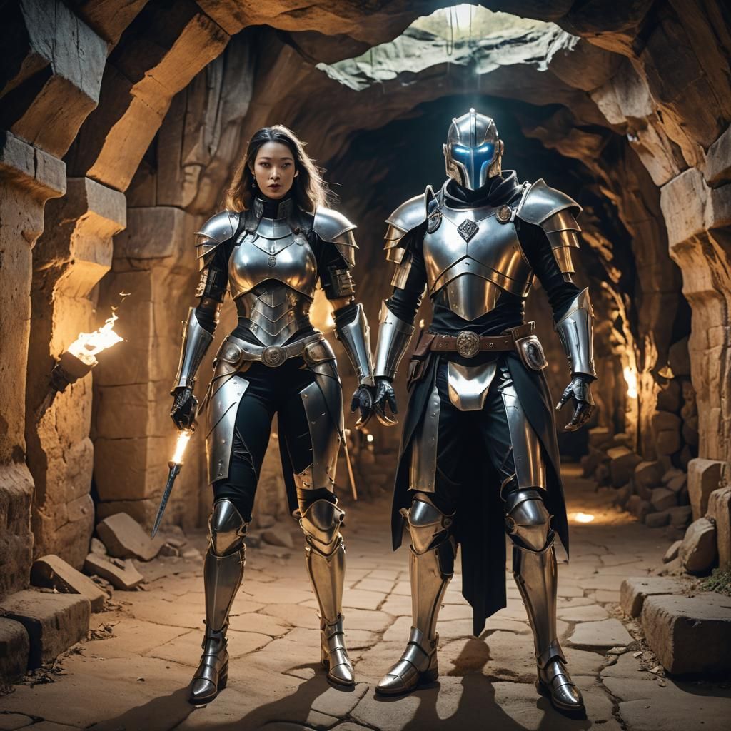 Medieval Cyborgs in a Dark Cave Lair