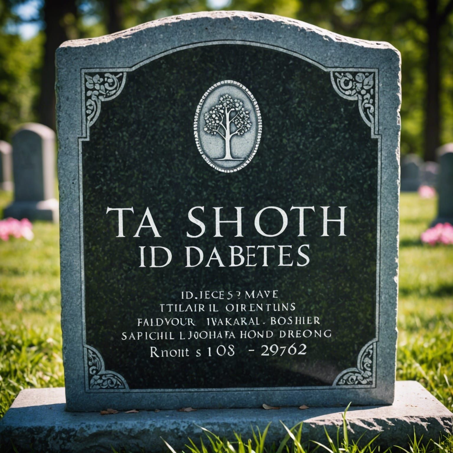 Gravestone Inscription: Died of Type 2 Diabetes