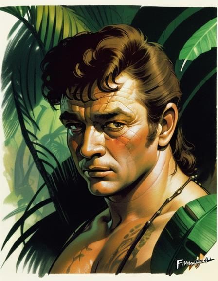 Richard Burton in the jungle