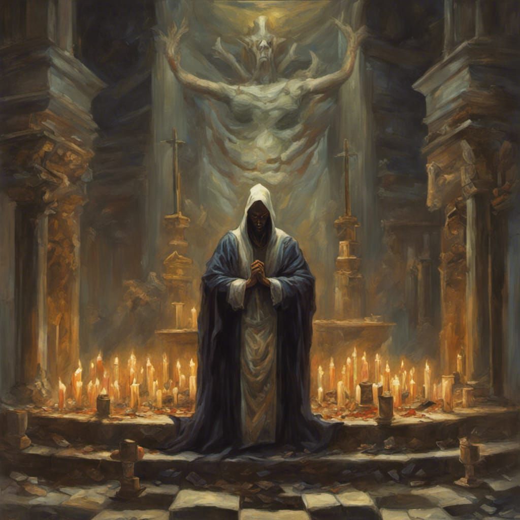 Sinister Prayer at the Altar of Greed