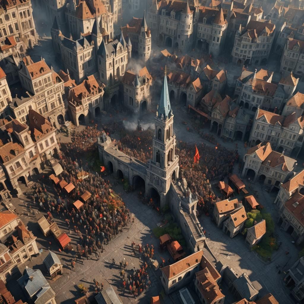 Anti-Tourist Protests Erupt Across Europe: Matte Painting