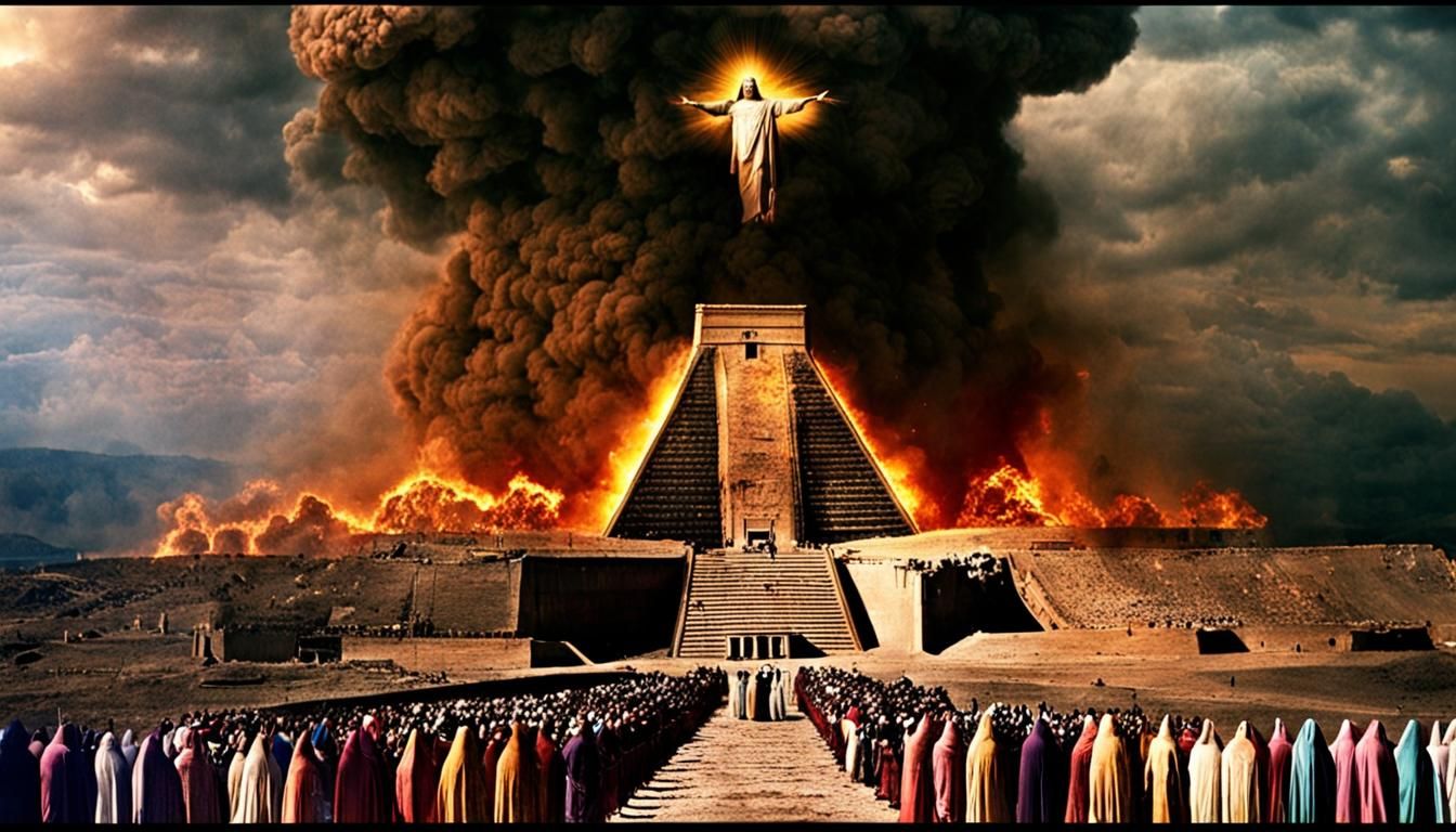 Apocalyptic Event with Mystic Symbolism in Psychic Photograp...