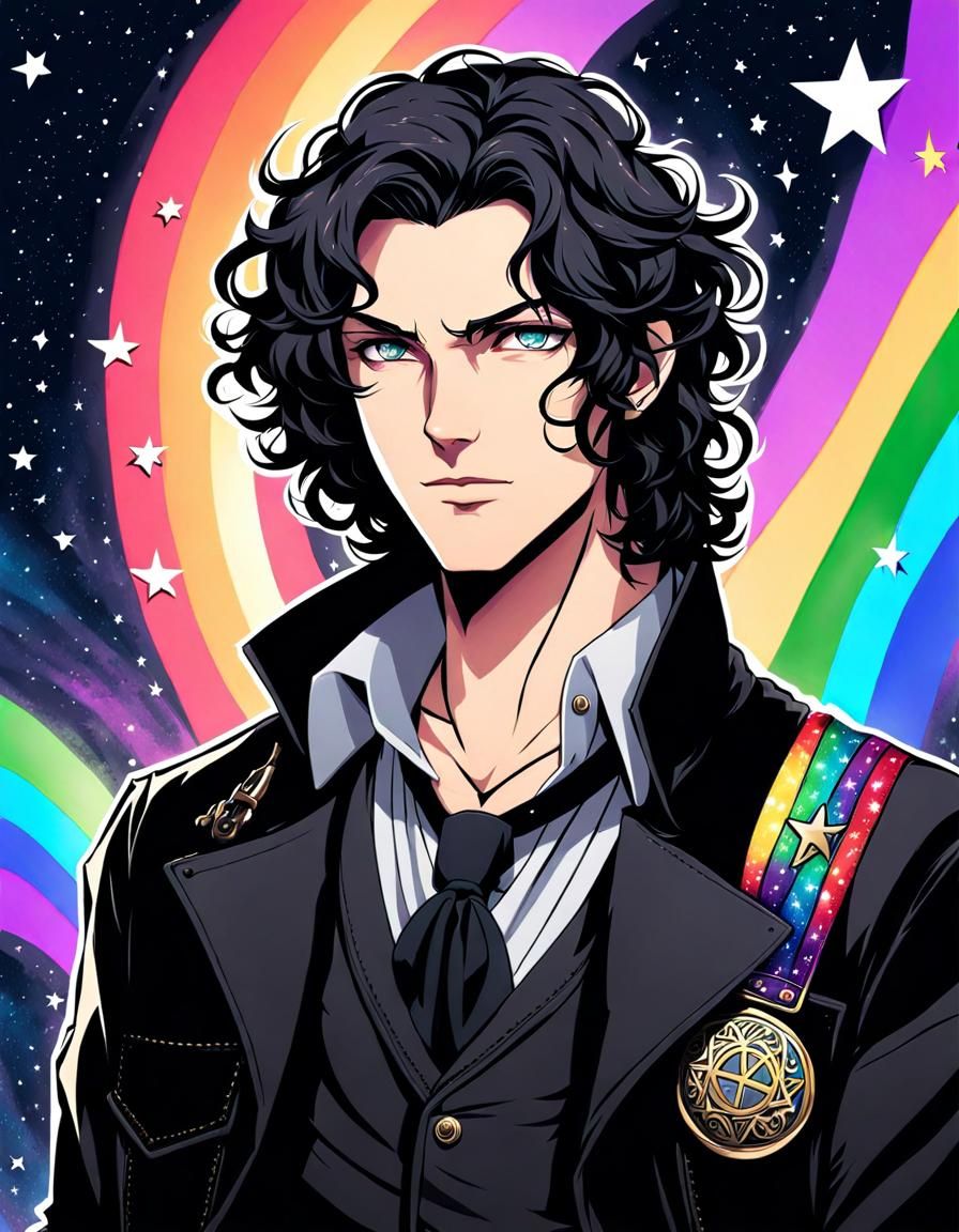 Teenage Sirius Black Fanart in Anime Style