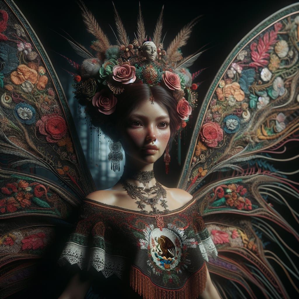 Mexican Fairy in Hyperrealistic 8K Resolution