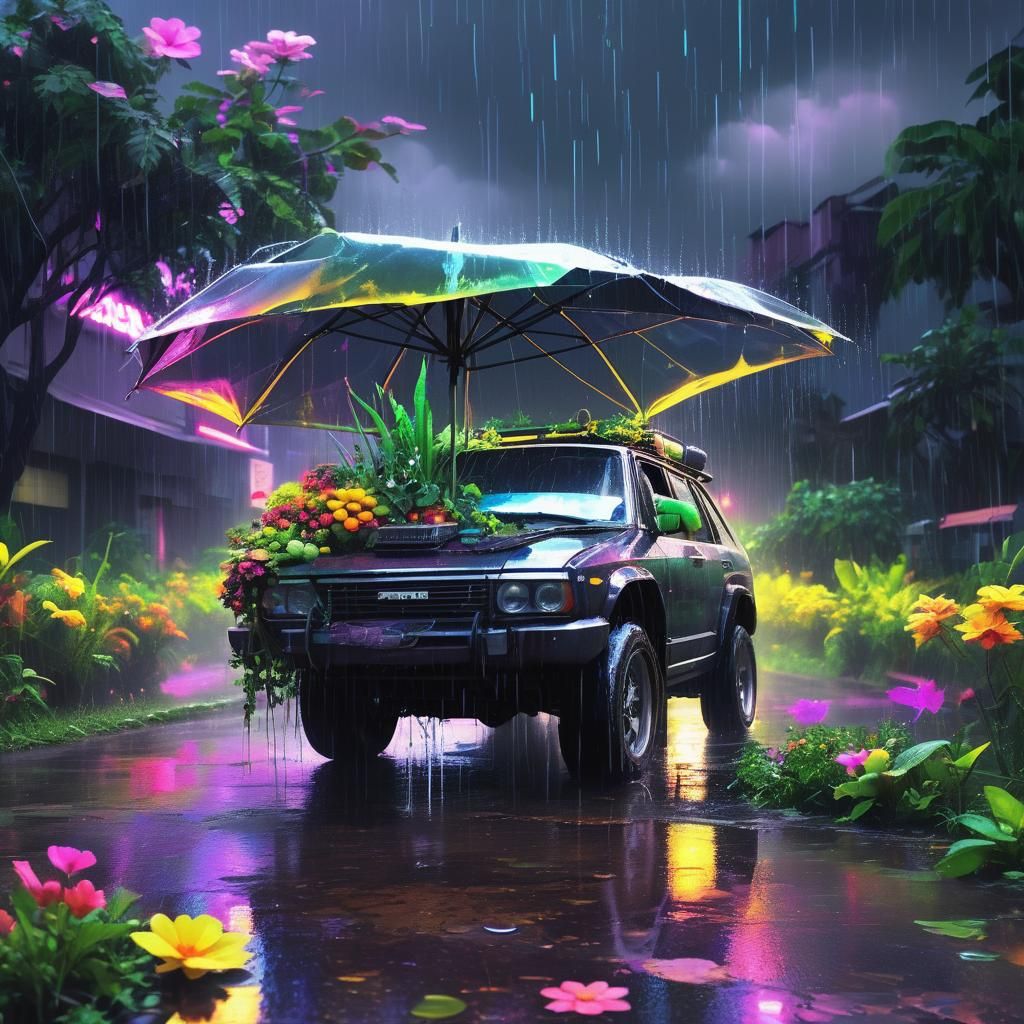 Taranis, God of Storms, Brings Life in Glitch Art