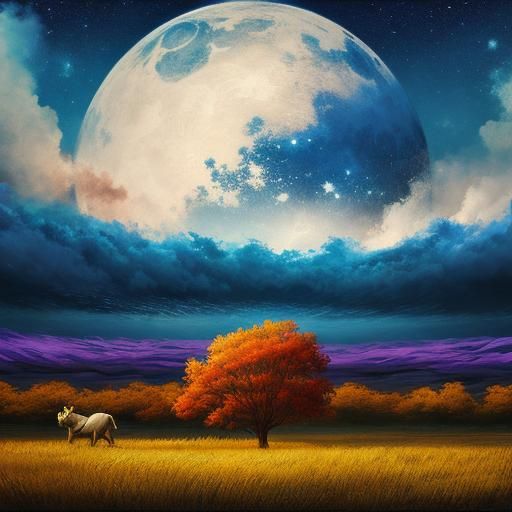 Abstract Dreamscape Generated by AI