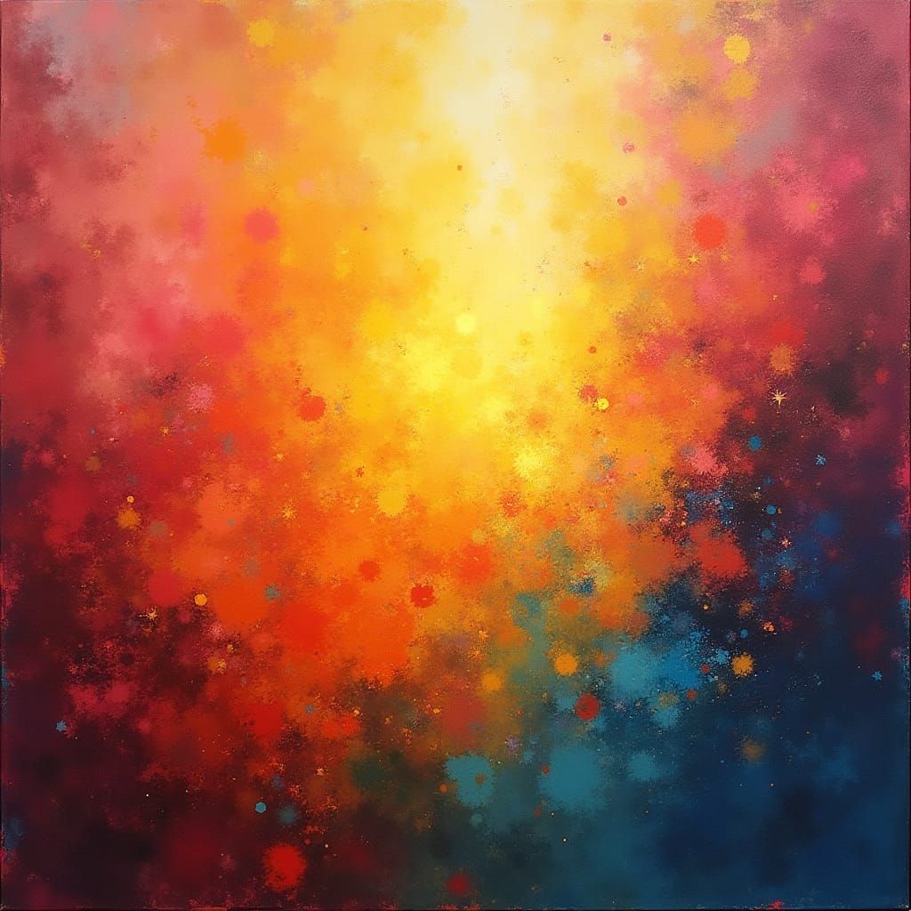 Luminous Aura in Vibrant Colors