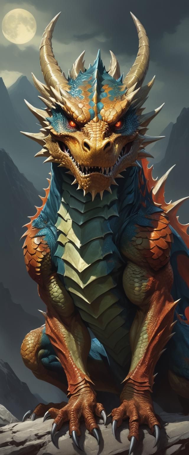 Sinister Dragon by Greg Rutkowski