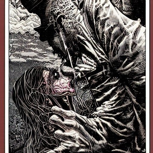 Voodoo Mother in Comic Book Style