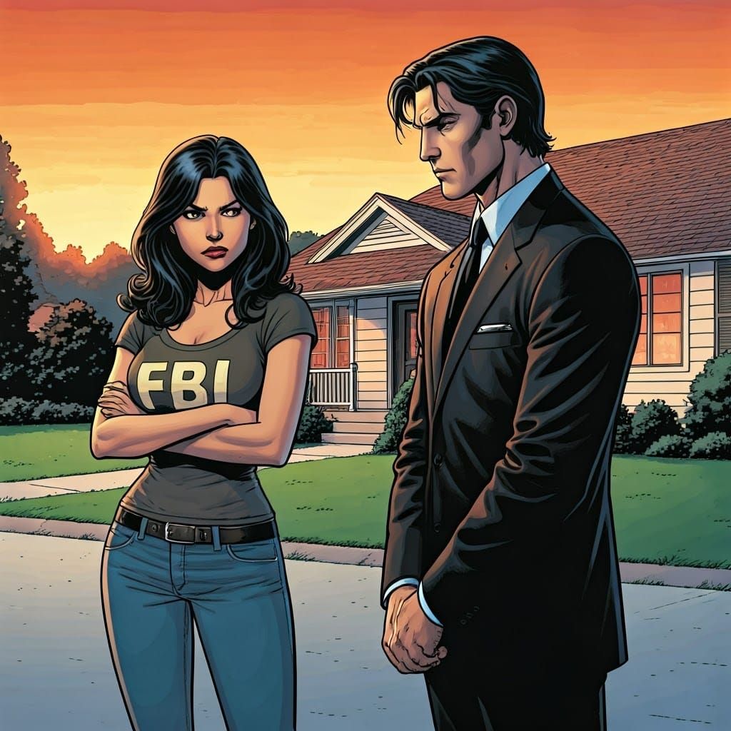 A Tense Moment of Contrition in a Suburban Haven